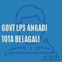 Govt Lps Angadi Tota Belagali Primary School Logo