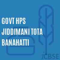 Govt Hps Jiddimani Tota Banahatti Primary School Logo