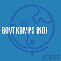Govt Kbmps Indi Middle School Logo