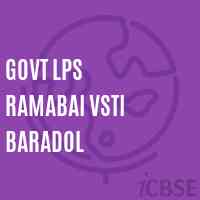 Govt Lps Ramabai Vsti Baradol Primary School Logo