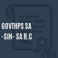 Govthps Sa -Sin- Sa R.C Middle School Logo