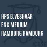Hps B.Veshvar Eng Medium Ramdurg Ramdurg Secondary School Logo