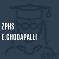 Zphs E.Chodapalli Secondary School Logo