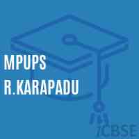 Mpups R.Karapadu Middle School Logo