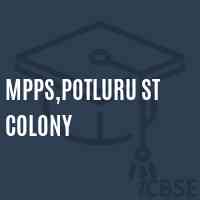 Mpps,Potluru St Colony Primary School Logo