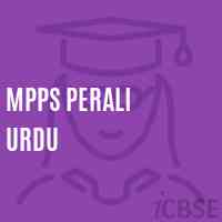 Mpps Perali Urdu Primary School Logo