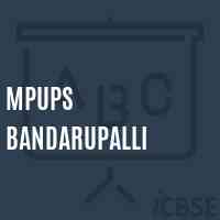 Mpups Bandarupalli Middle School Logo