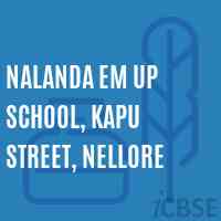 Nalanda Em Up School, Kapu Street, Nellore Logo
