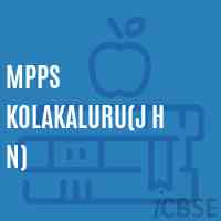 Mpps Kolakaluru(J H N) Primary School Logo