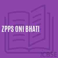 Zpps Oni Bhati Middle School Logo