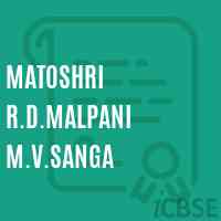 Matoshri R.D.Malpani M.V.Sanga Secondary School Logo