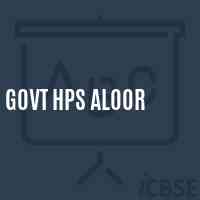 Govt Hps Aloor Middle School Logo