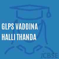 Glps Vaddina Halli Thanda Primary School Logo