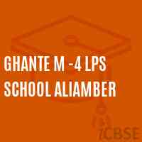 Ghante M -4 Lps School Aliamber Logo
