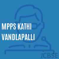 Mpps Kathi Vandlapalli Primary School Logo