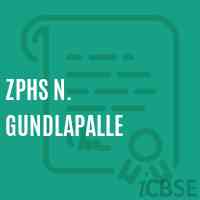 Zphs N. Gundlapalle Secondary School Logo
