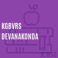Kgbvrs Devanakonda Secondary School Logo