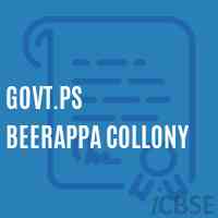 Govt.Ps Beerappa Collony Primary School Logo