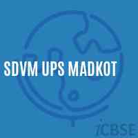 Sdvm Ups Madkot Middle School Logo