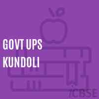Govt Ups Kundoli Middle School Logo