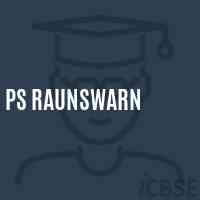 Ps Raunswarn Primary School Logo