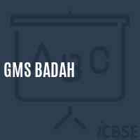 Gms Badah Middle School Logo