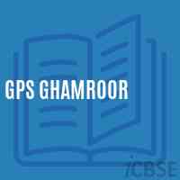 Gps Ghamroor Primary School Logo