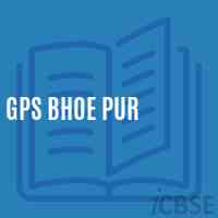 Gps Bhoe Pur Primary School Logo