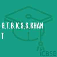 G.T.B.K.S.S.Khant High School Logo