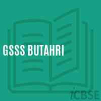 Gsss Butahri High School Logo