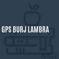 Gps Burj Lambra Primary School Logo