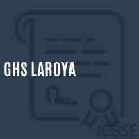 Ghs Laroya Secondary School Logo