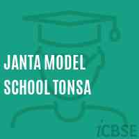 Janta Model School Tonsa Logo