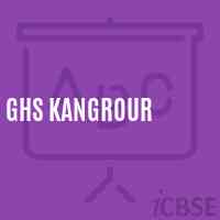 Ghs Kangrour Secondary School Logo
