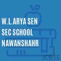 W.L.Arya Sen Sec School Nawanshahr Logo