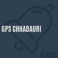 Gps Chhadauri Primary School Logo