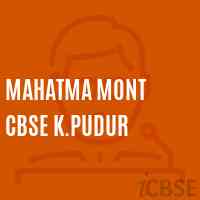 Mahatma Mont Cbse K.Pudur Senior Secondary School Logo