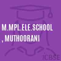 M.Mpl.Ele.School, Muthoorani Logo