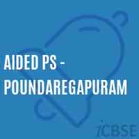 Aided Ps - Poundaregapuram Primary School Logo
