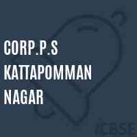 Corp.P.S Kattapomman Nagar Primary School Logo