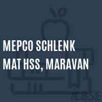 Mepco Schlenk Mat Hss, Maravan High School Logo