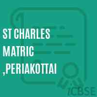 St Charles Matric ,Periakottai Middle School Logo