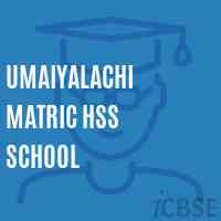 Umaiyalachi Matric Hss School Logo