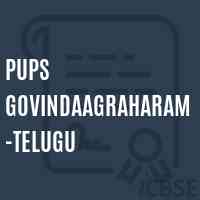 Pups Govindaagraharam -Telugu Primary School Logo
