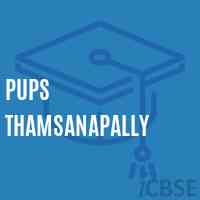 Pups Thamsanapally Primary School Logo