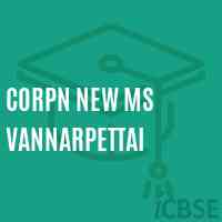 Corpn New Ms Vannarpettai Middle School Logo