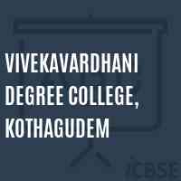 Vivekavardhani Degree College, Kothagudem Logo