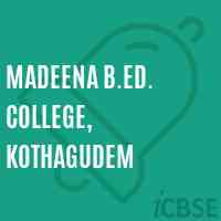 Madeena B.Ed. College, Kothagudem Logo