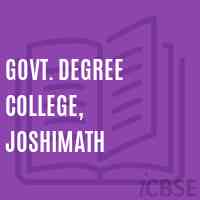 Govt. Degree College, Joshimath Logo