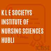 K L E Societys Institute of Nursing Sciences Hubli Logo
